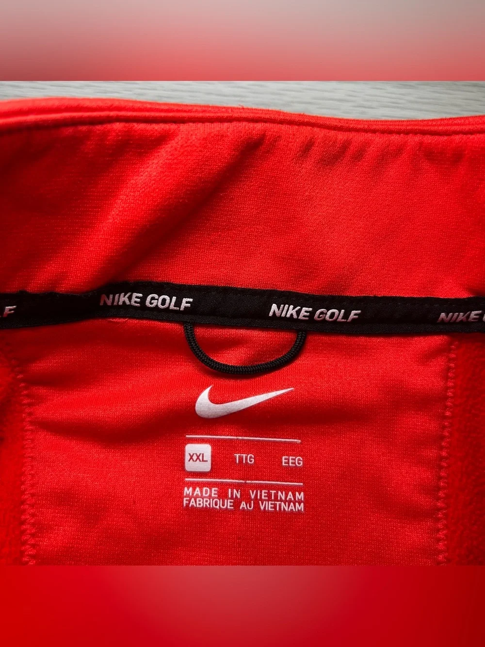 Nike Golf Therma Repel 1/2 Zip Pullover Men’s 2XL Varsity Red Jacket AR2600-634